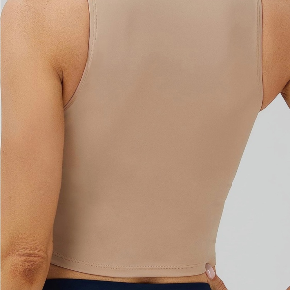 NEOSAN Sport Bras High Neck Removable Padded Yoga Crop TopsWorkout Tank Tops - Picture 2 of 5